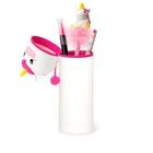2-in-1-Federmäppchen aus Silikon - Kawaii - Unicorn