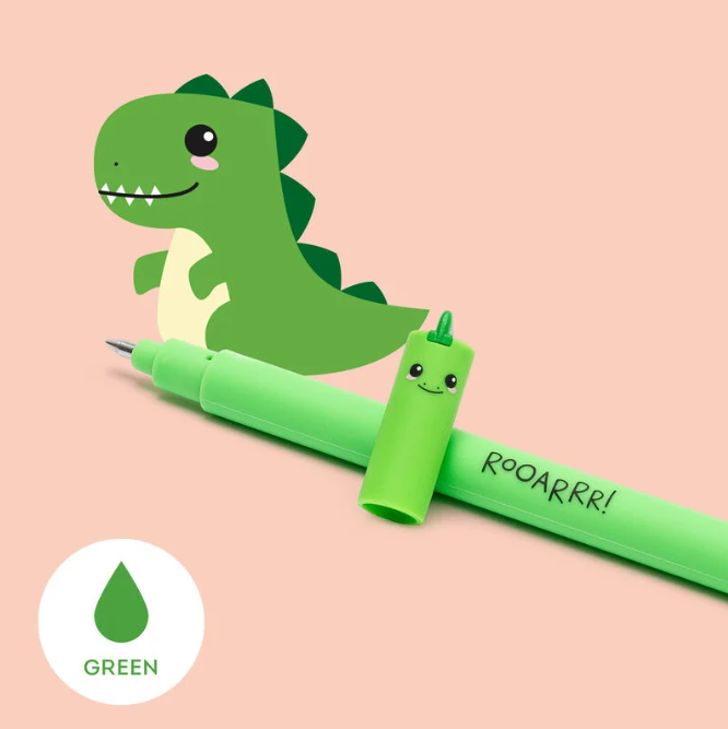 1RItN7XM3bgZ4y Löschbarer Gelstift - Erasable Pen Dino Roarr Dinosaurier