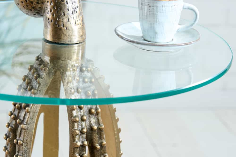 8r6idtDxgfj3FW Beistelltisch WILDLIFE OCTOPUS Metall Glas Messing Handarbeit 45x45x67cm