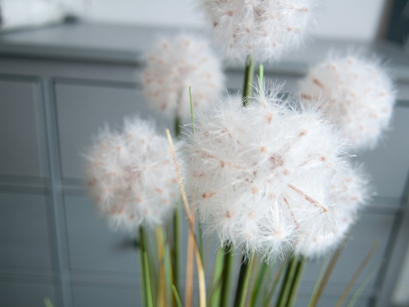 82600133c Pusteblume Kunstblume 107cm