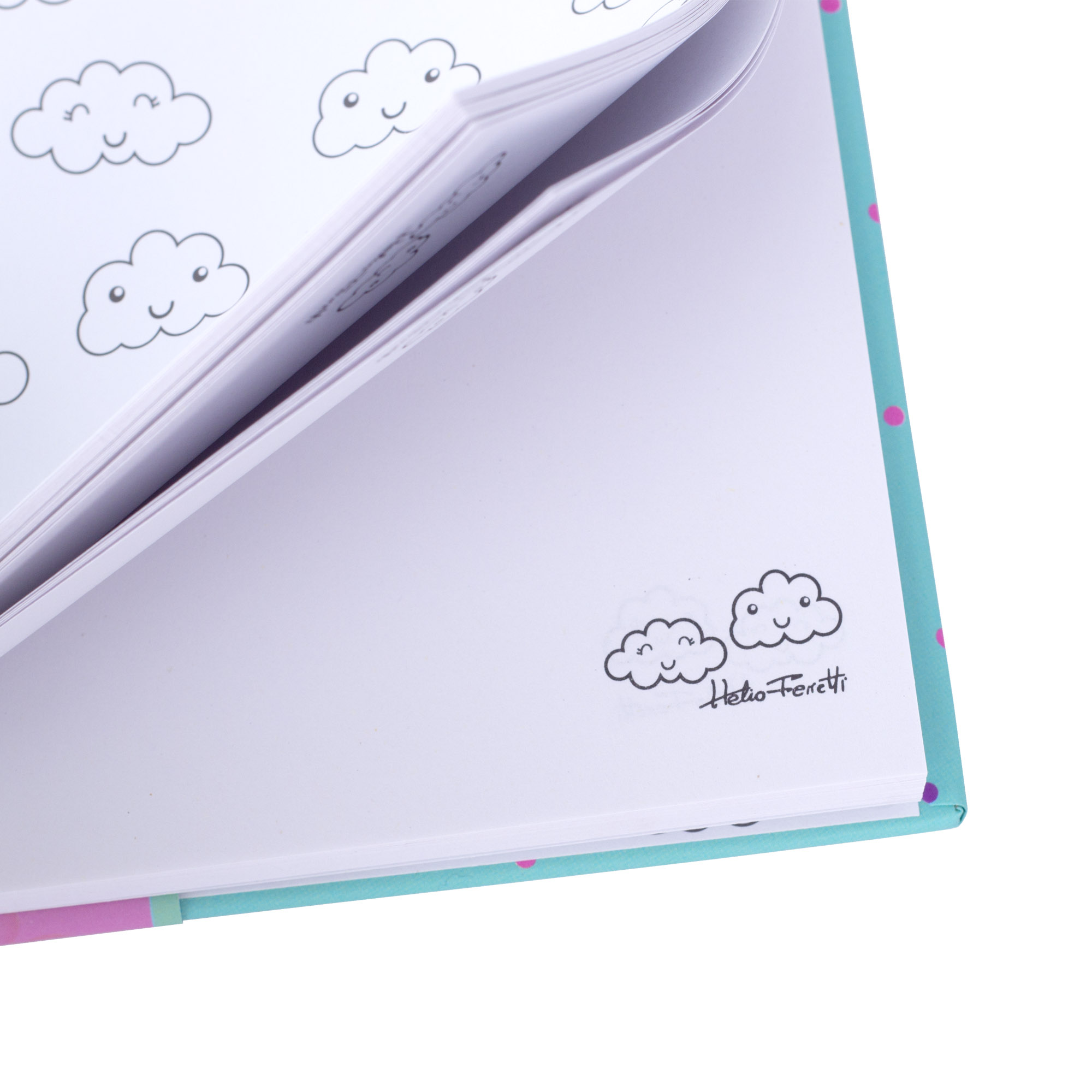 121758-1-l Notizbuch SQUISHY RAINBOW Blanko A5 4x14,8x21cm