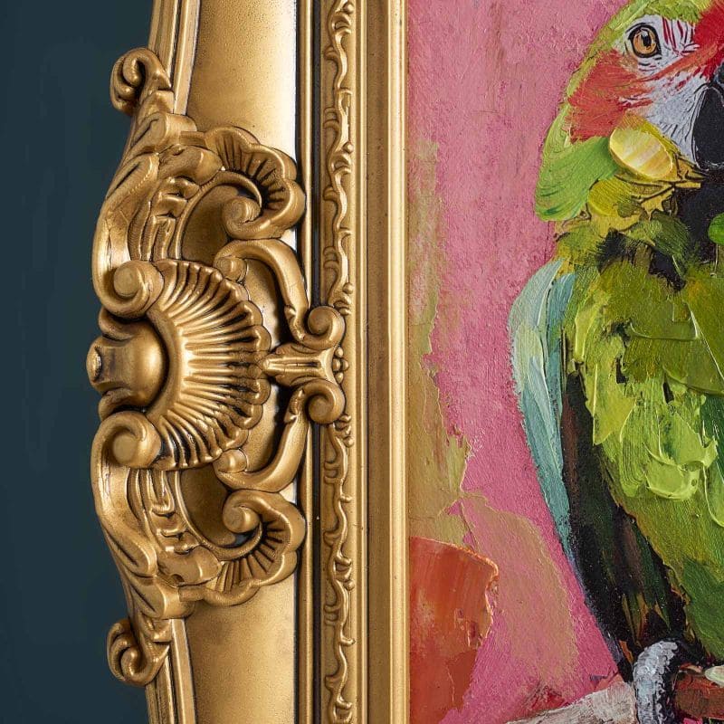 Leinwandbild PARROTS Acryl inkl. Rahmen 5x44x54cm