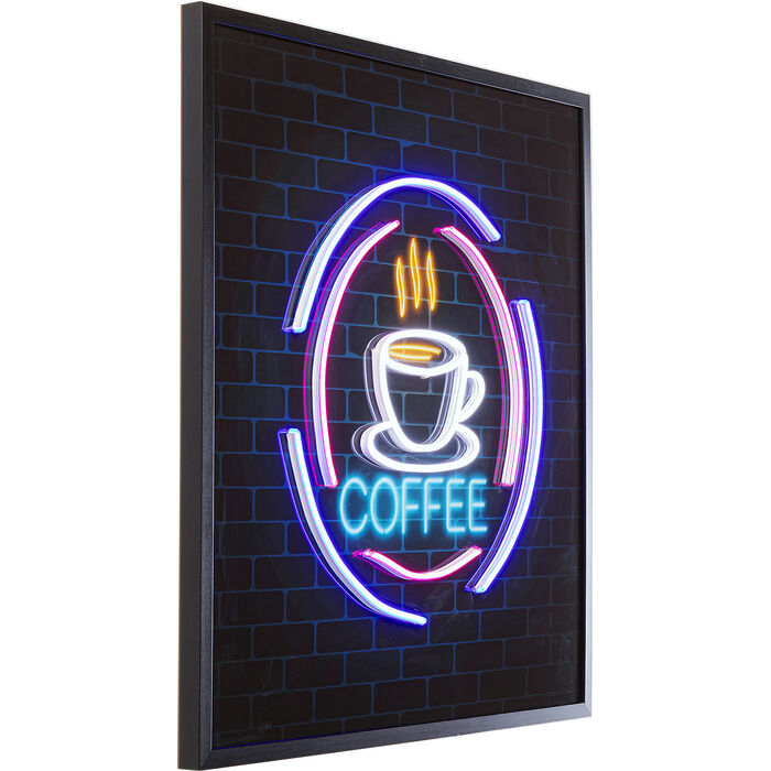 2iDNM861uTB0om Glasbild COFFEE LED 230V inkl. Leuchtmittel 3,5x80x80cm