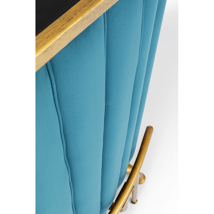 KARE-83901-detail-c-700x700 Bar Hausbar AFTER WORK Glas Edelstahl Eukalyptus Petrol Gold 48x120x106cm