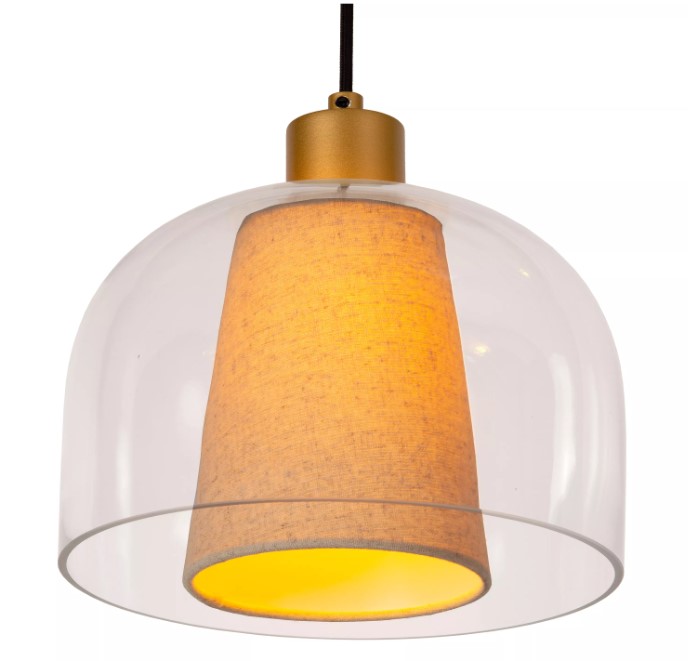 Pendelleuchte GUNHILD Glas 3xE27 dimmbar