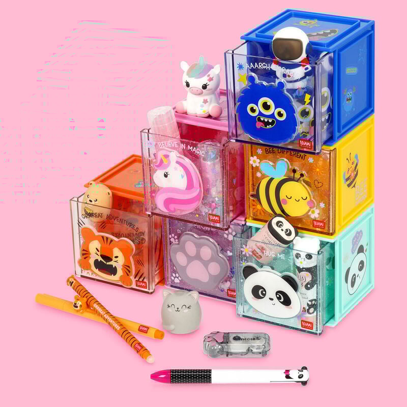 Erweiterbare Schreibtischbox -Cutie Cube MONSTER