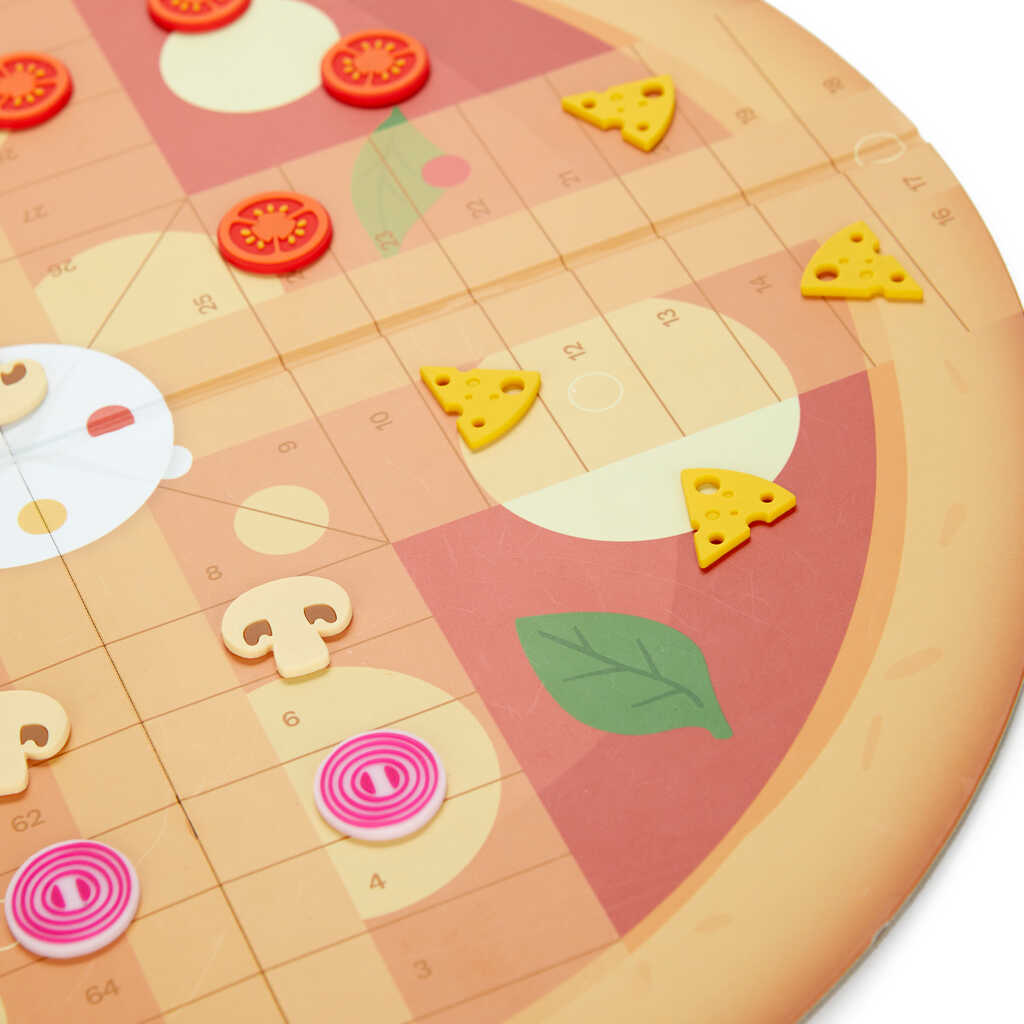 Brettspiel LUDOS PIZZA "Mensch-Ärger-dich-nicht" 16-teilig 26x26x3cm