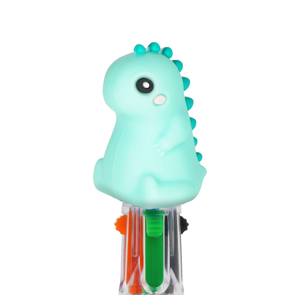 Mini-Kugelschreiber mit 4 Farben - Mini Magic Rainbow - Dino Mini-Kugelschreiber mit 4 Farben - Mini Magic Rainbow - Dino