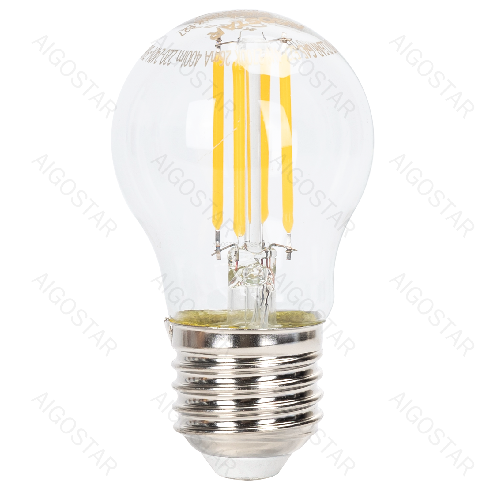 LED Filament Leuchtmittel G45 E27 4W 400lm 2700K Warmweiß dimmbar 4,5x4,5x8cm