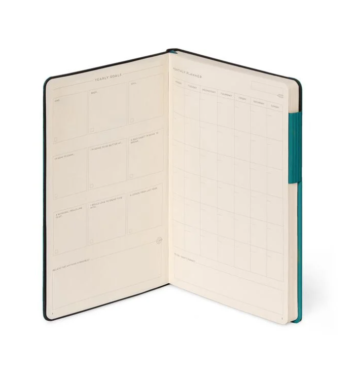 3PXhlsjJoPMG6J Liniertes Notizbuch - Medium - My Notebook 13x21cm 192 nummerierte Seiten Malachite Green Grün
