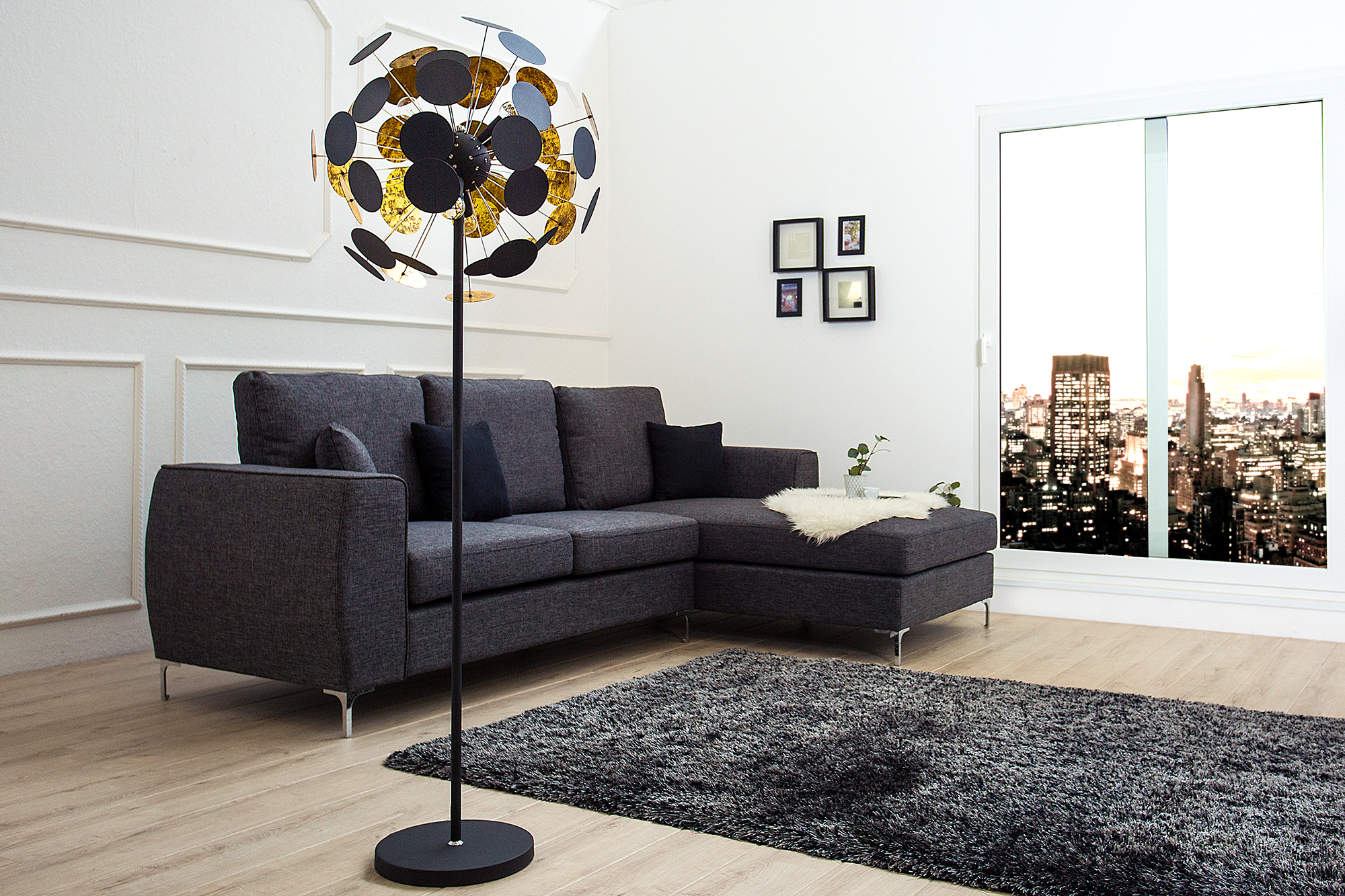 media_images_org_file0018862 Stehleuchte INFINITY Metall E14 Schwarz 30x60x170cm