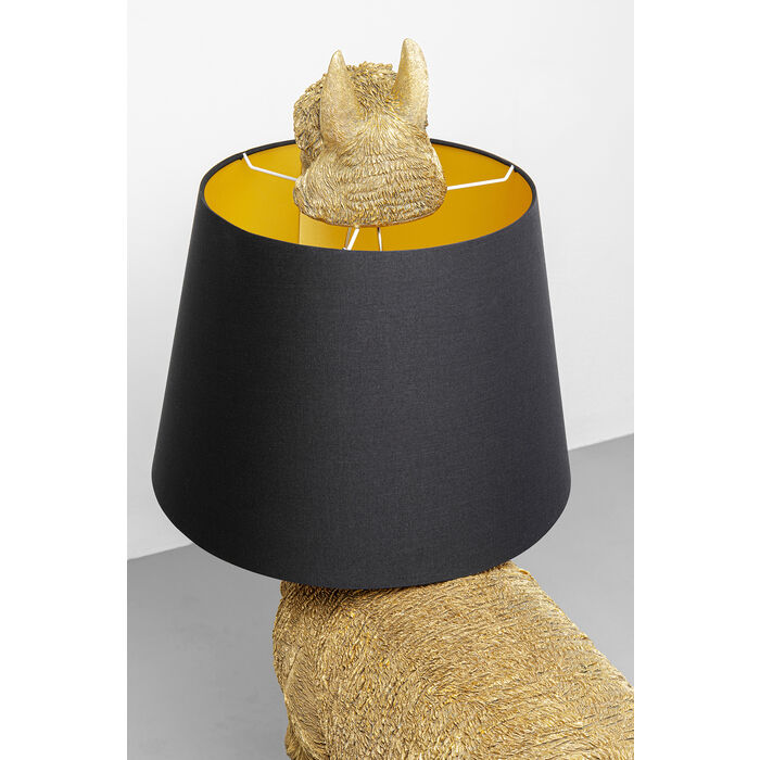 11uKnaLVAEudyhs Stehleuchte Alpaca E27 Gold Schwarz 107,5x81x45cm