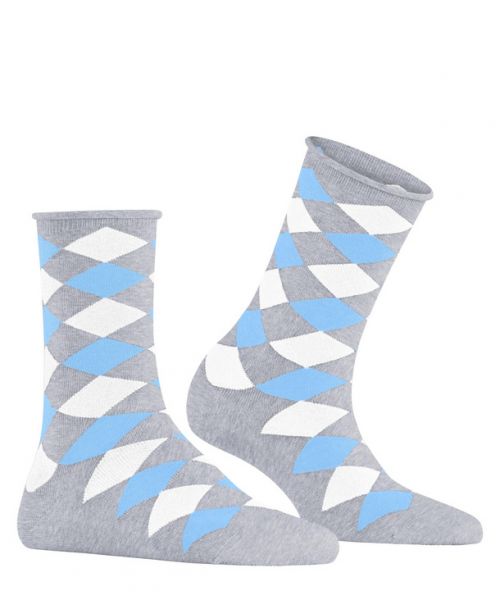 Sandy Damen Socken mit neu interpretiertem Argyle-Muster 36-41