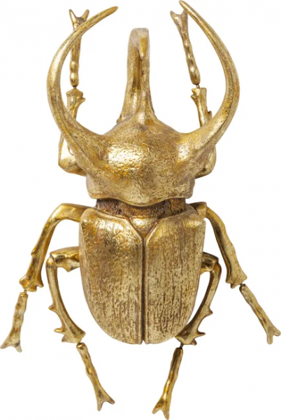 Wandschmuck Atlas Beetle Gold