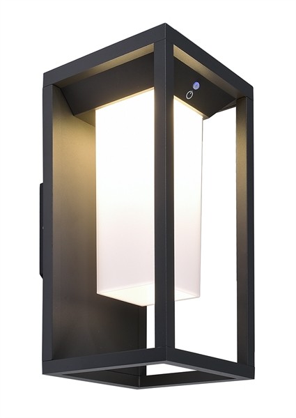 Solar LED Wandleuchte SAMAS-300 2,2W auto. Dämmerungsschalter