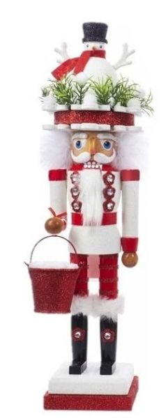 Hollywood Nutcrackers &quot;Nussknacker mit Schneemann-Mütze&quot; ca.45cm