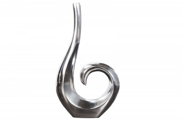 Deko Vase WAVE Silber 47x25x6cm