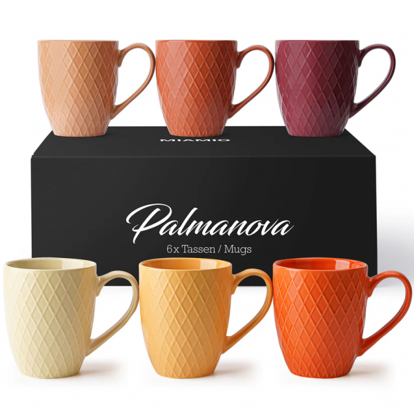 Kaffeetassen Set Palmanova Magma (6x400ml)