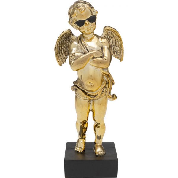 Deko Figur COOL ANGEL gold Polyresin