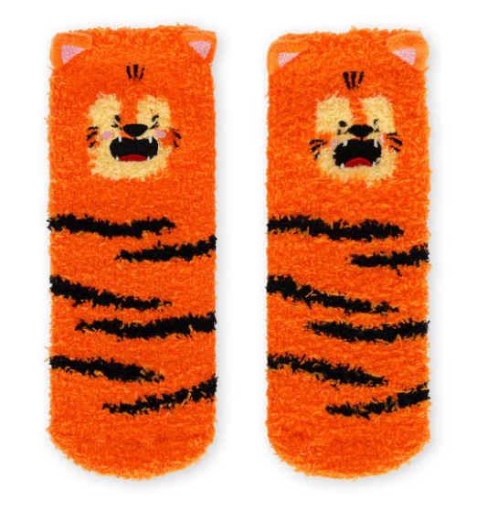 Non Slip Socks - It&#039;s a Match Kids - Tiger