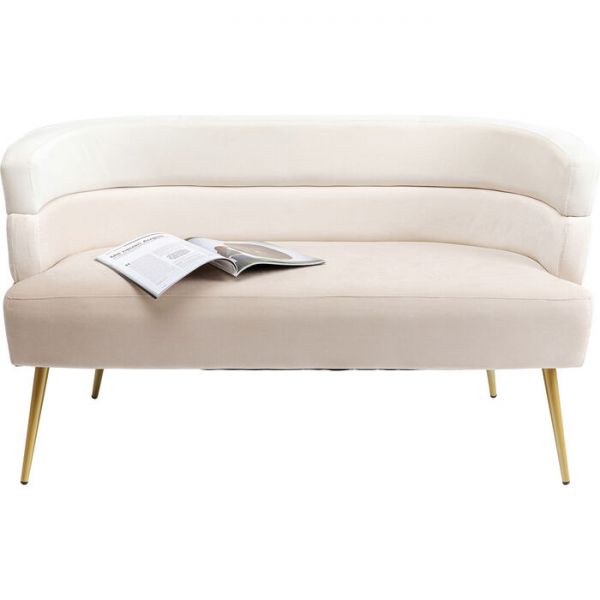 Sofa Sandwich Creme 2-Sitzer 125cm