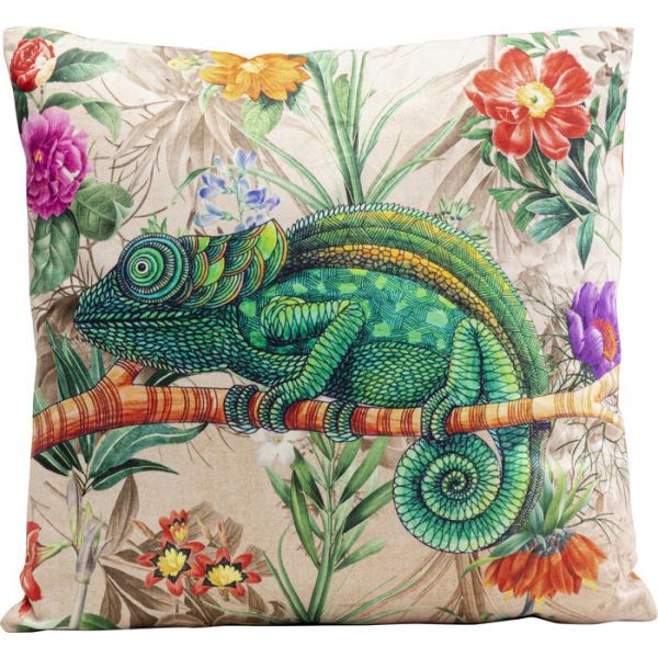 Kissen JUNGLE CHAMELEON Orange 43x43x5cm