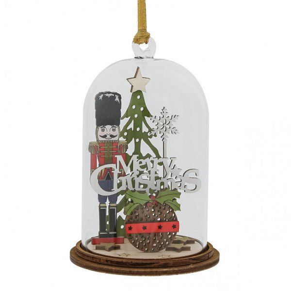 Christmas Nutcracker MERRY CHRISTMAS Ornament 5x5x9cm