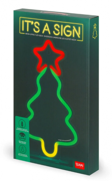 Neon-Effekt-Led-Light-Schild - It&#039;s a Sign - Weihnachtsbraum