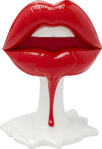 Deko Figur HOT LIPS Rot 14x21x26cm