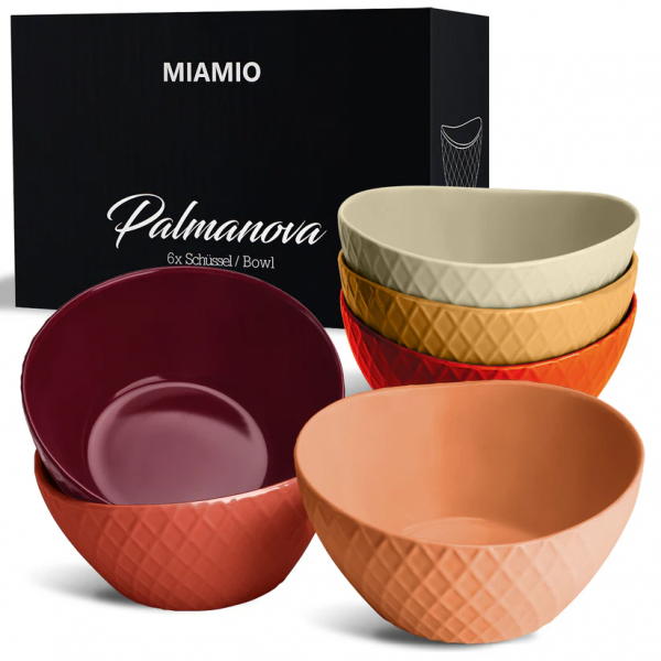 Schüssel Set Palmanova Magma (6x800ml)