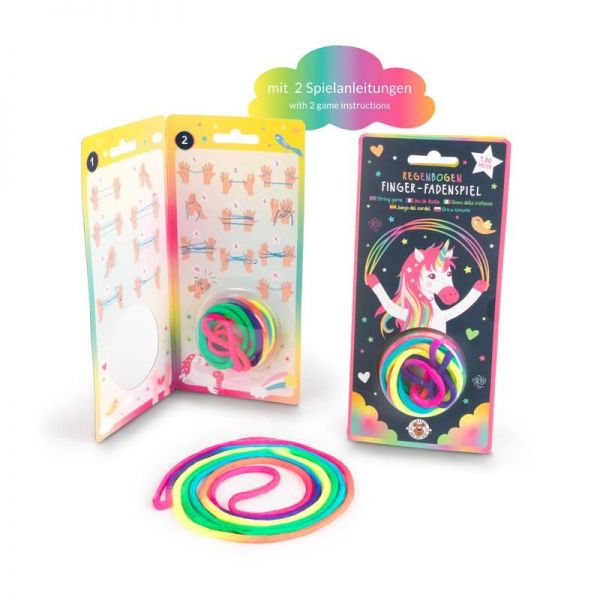 DREAMLAND Regenbogen Finger-Fadenspiel 180cm