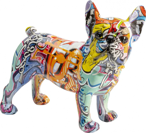 Deko Figur Grafitti Dog H:24cm