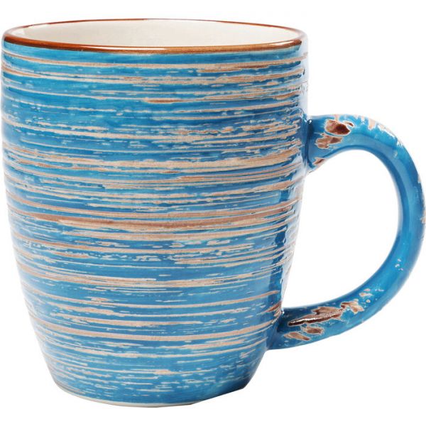 Tasse Swirl Blau