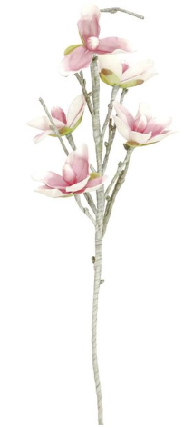 Magnolienzweig(EVA) künstlich weiß-rosa